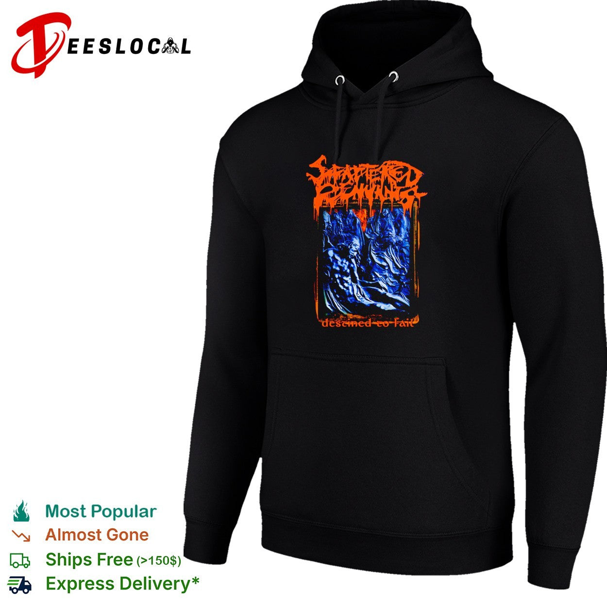 Scattered Remnants destined to fail death metal album art shirt