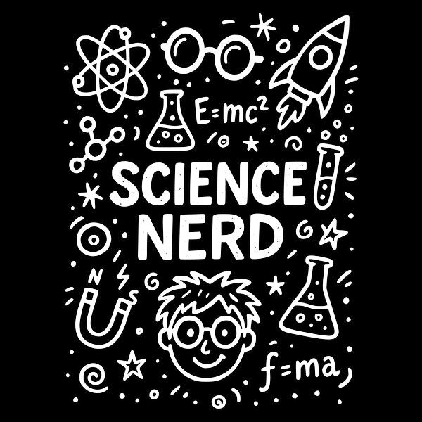 Science Nerd Atomic Lab Dark