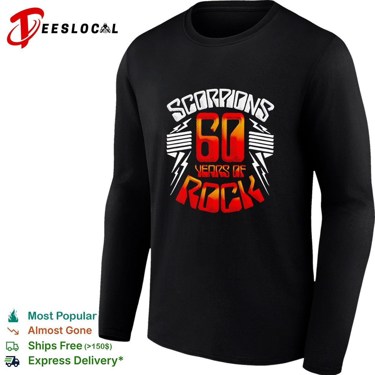 Scorpions 60 Years Of Rock Scorpions Rock Zone Membership shirt