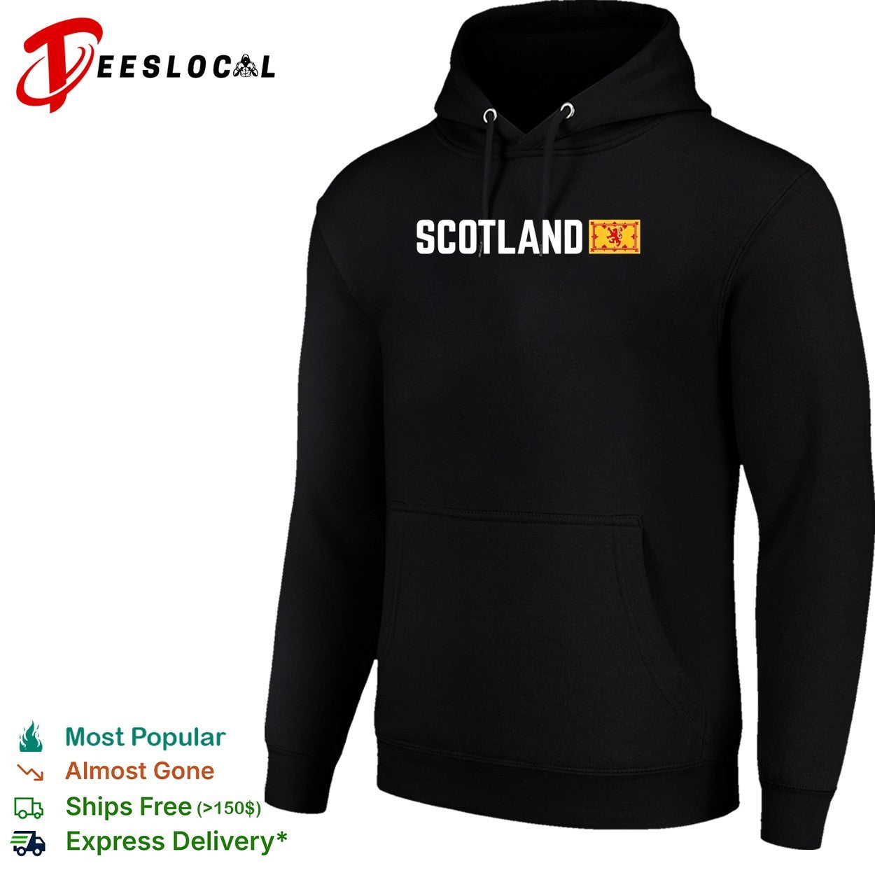 Scotland flag shirt
