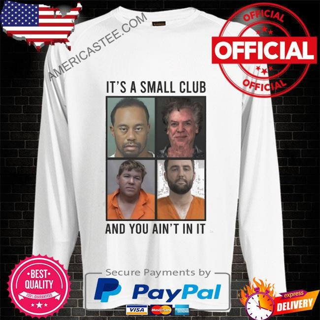 Scottie scheffler and tiger woods mug shot shirt golf pga championship mugshot shirt its a small club and you aint in it