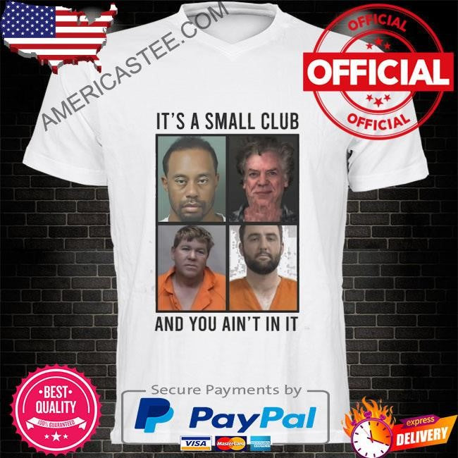 Scottie scheffler and tiger woods mug shot shirt golf pga championship mugshot shirt its a small club and you aint in it