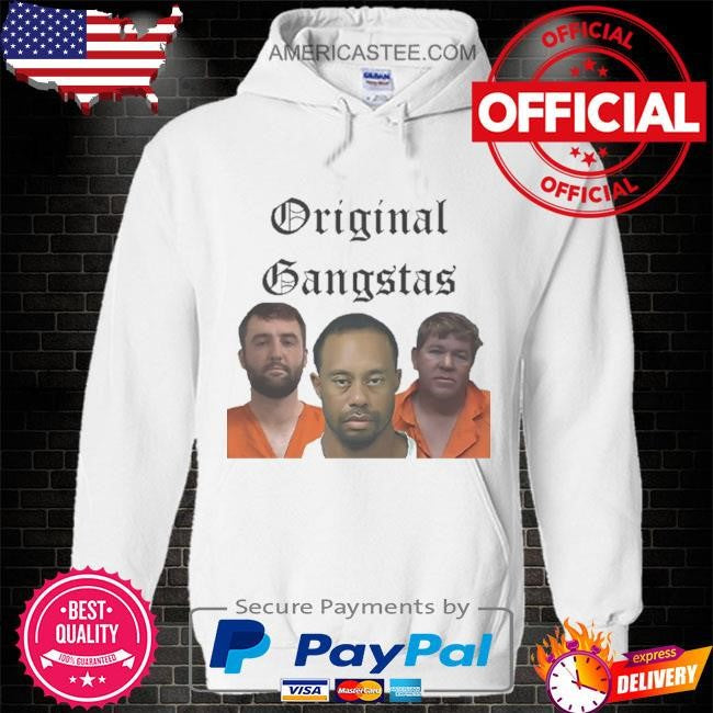 Scottie scheffler tiger woods & john daly original gangstas mugshot shirt