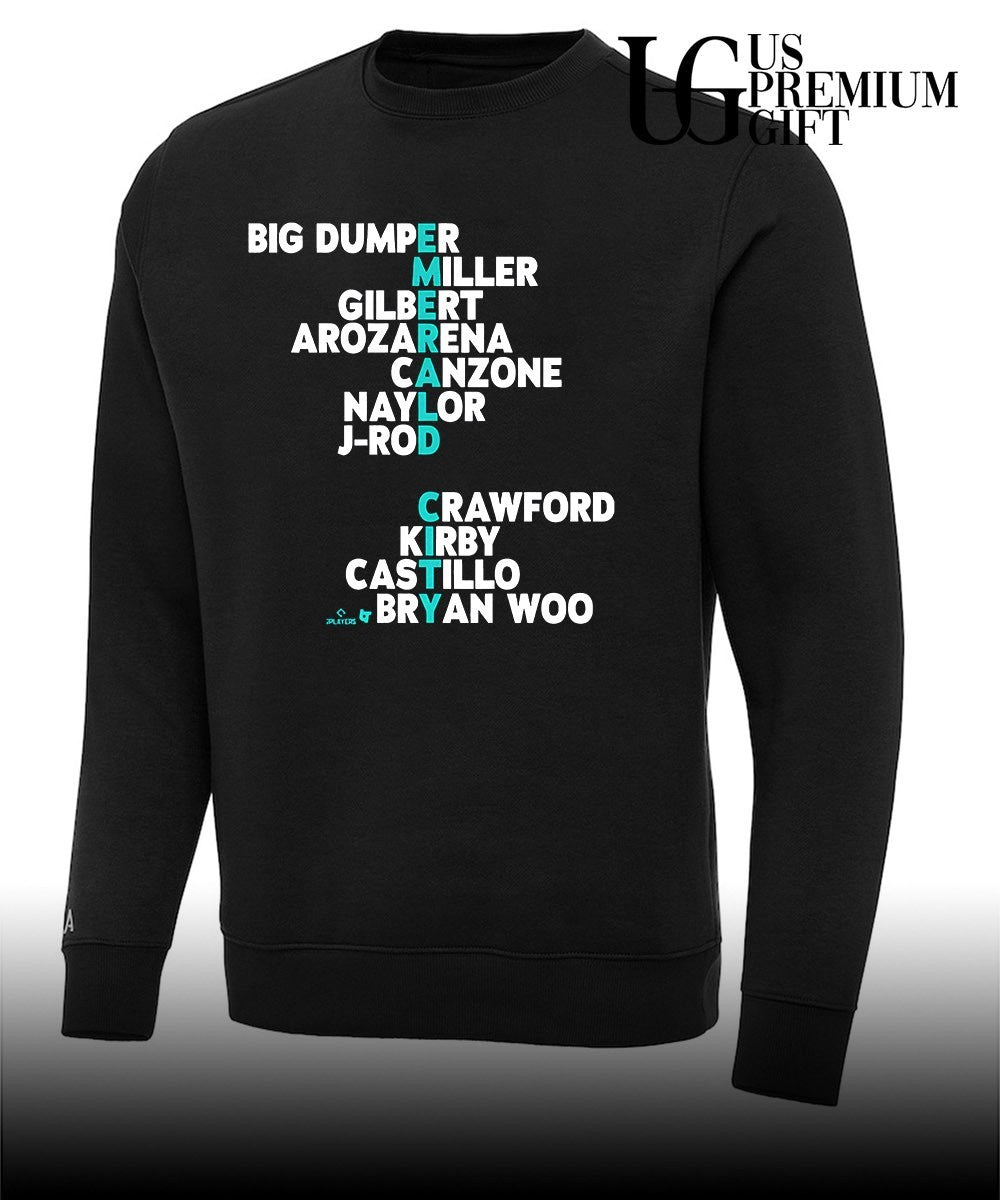 Seattle Mariners baseball names player 2026 shirt