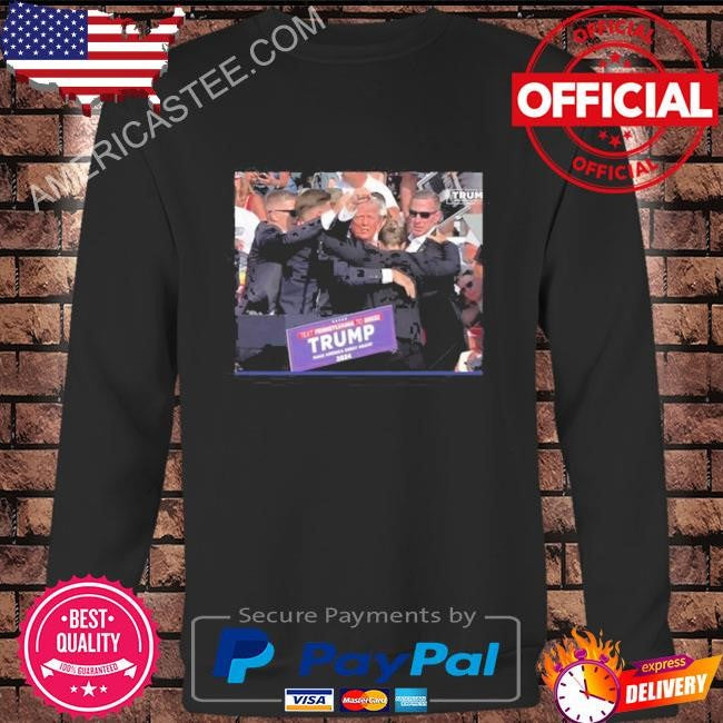Secret service rushes Trump off stage after pops that sounded like gunshots shirt