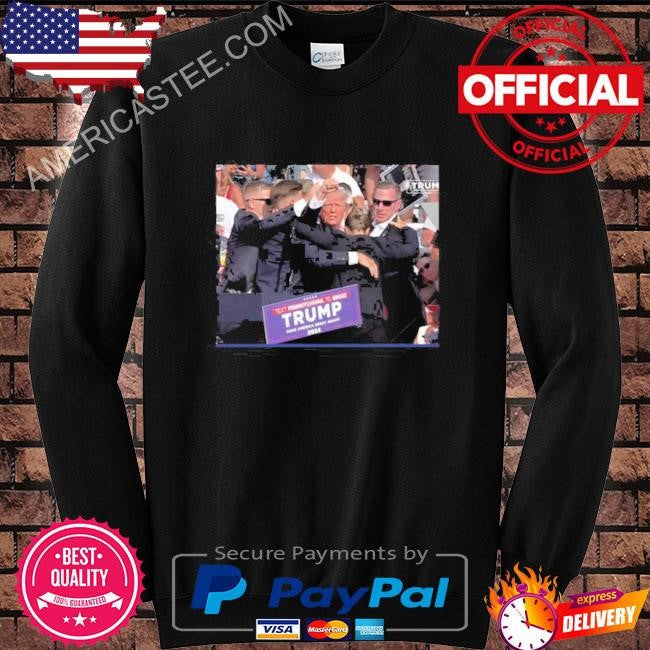 Secret service rushes Trump off stage after pops that sounded like gunshots shirt