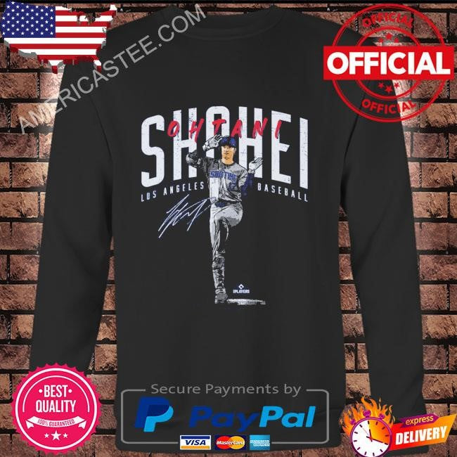 Shohei ohtani los angeles d base pose signature shirt