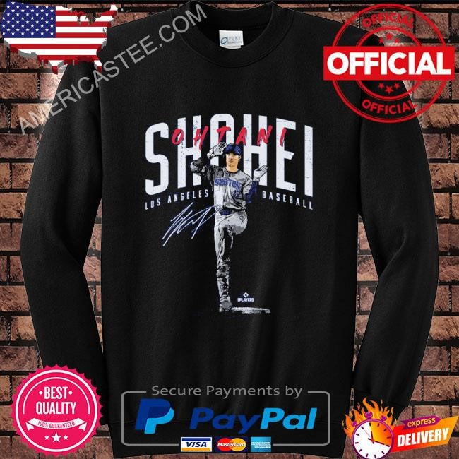 Shohei ohtani los angeles d base pose signature shirt
