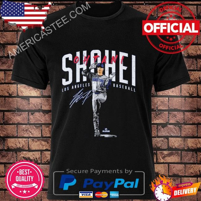 Shohei ohtani los angeles d base pose signature shirt