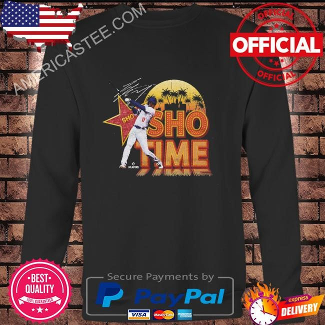 Shohei ohtani los angeles d sho time signature shirt