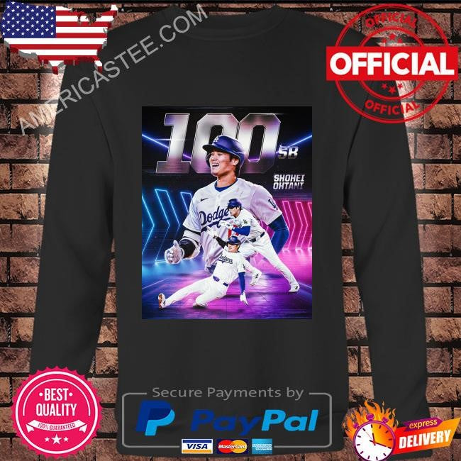 Shohei ohtani notches his 100th career stolen base shirt