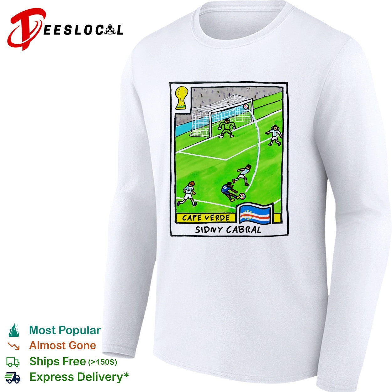 Sidny Cabral Cape Verde World Cup goal shirt