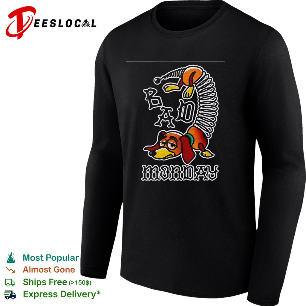 Slinky Dog bad Monday gothic spring coiled shirt