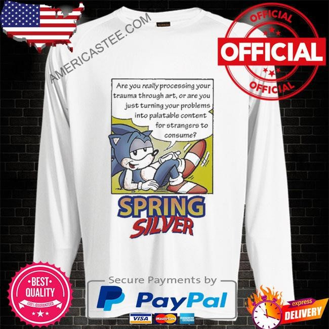 Sonic Spring Silver T-Shirt
