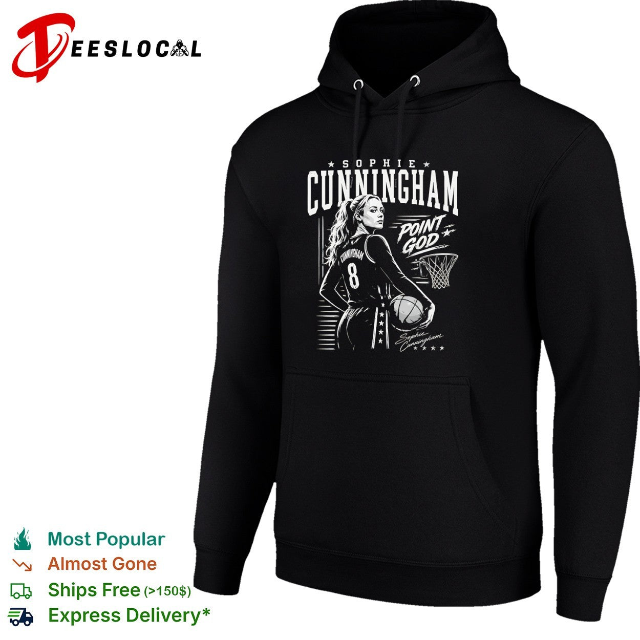 Sophie Cunningham Indiana Fever WNBA Point God shirt