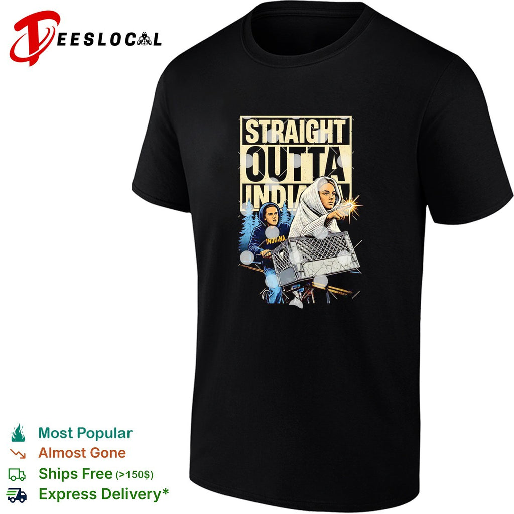 Sophie Cunningham and Caitlin Clark Straight Outta Indiana shirt