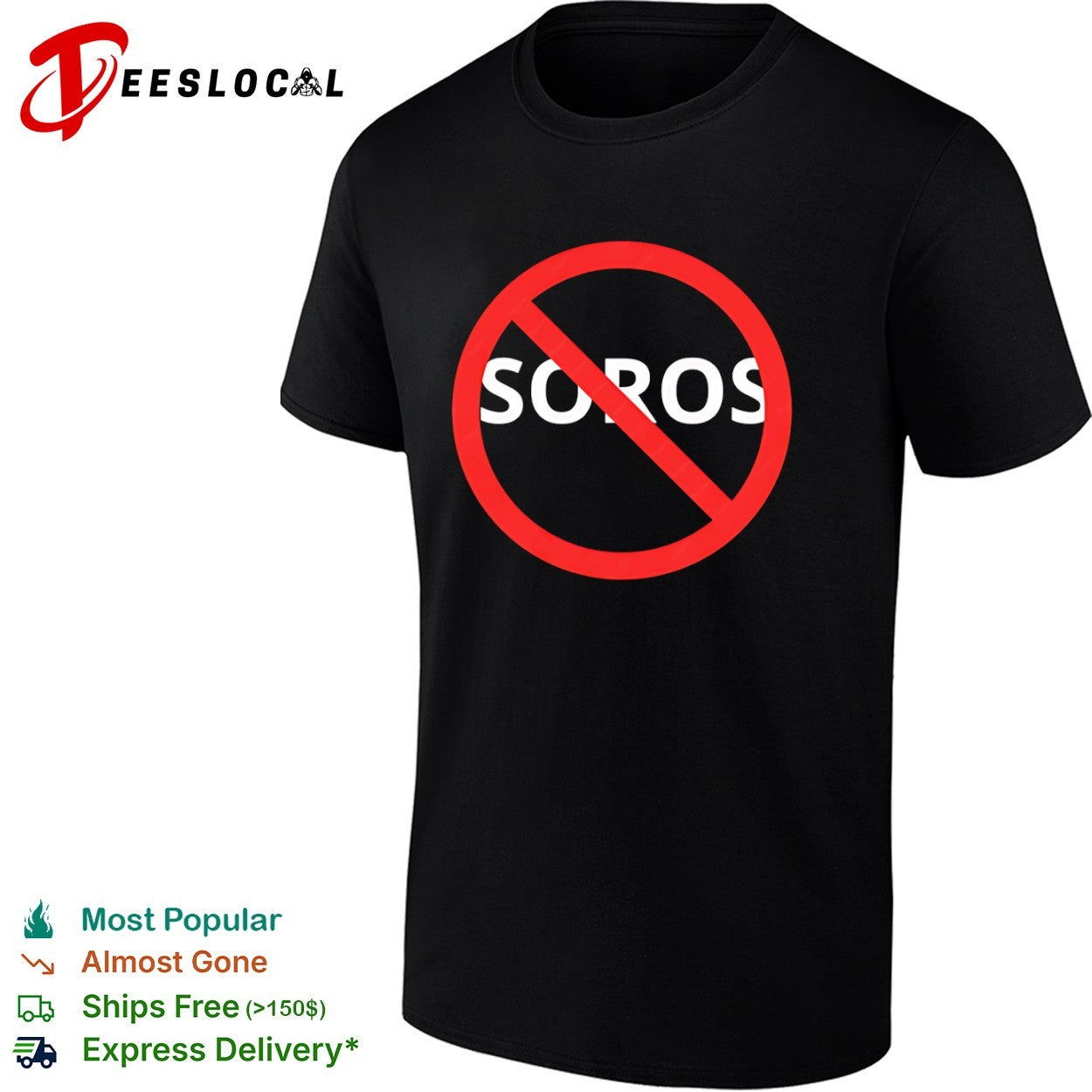Soros No Symbol Protest shirt