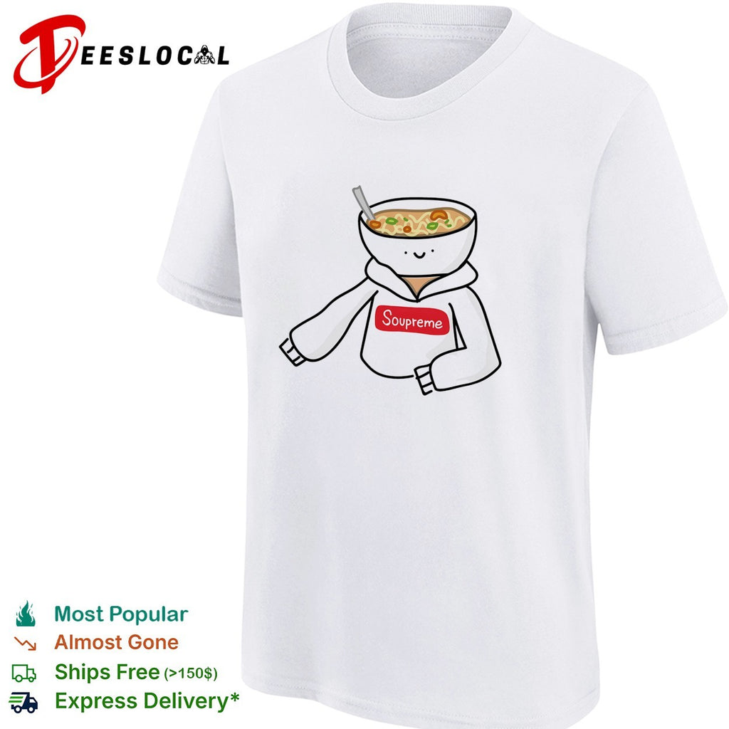 Soupreme ramen noodle soup bowl shirt