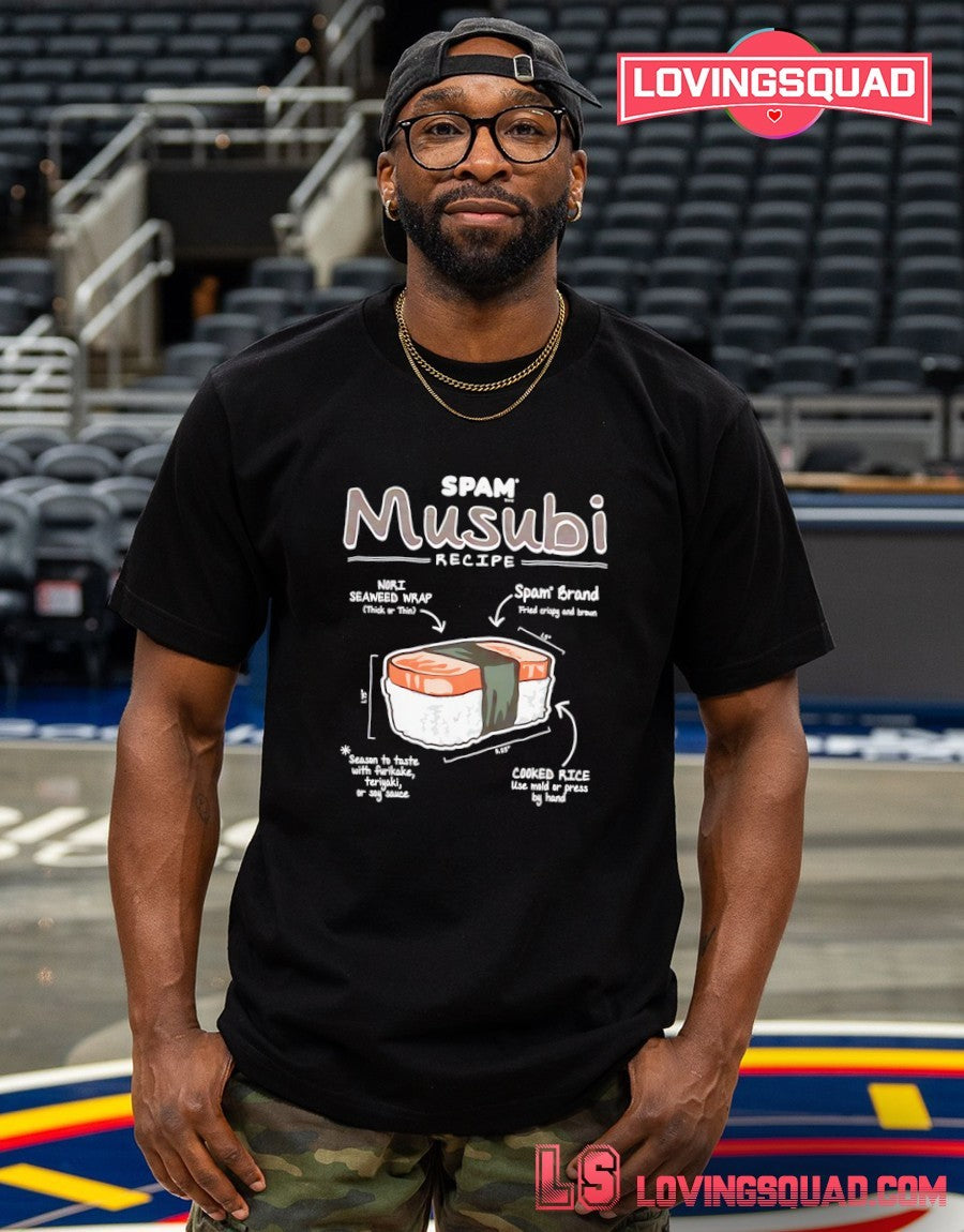 Spam Musubi Recipe graphic shirt