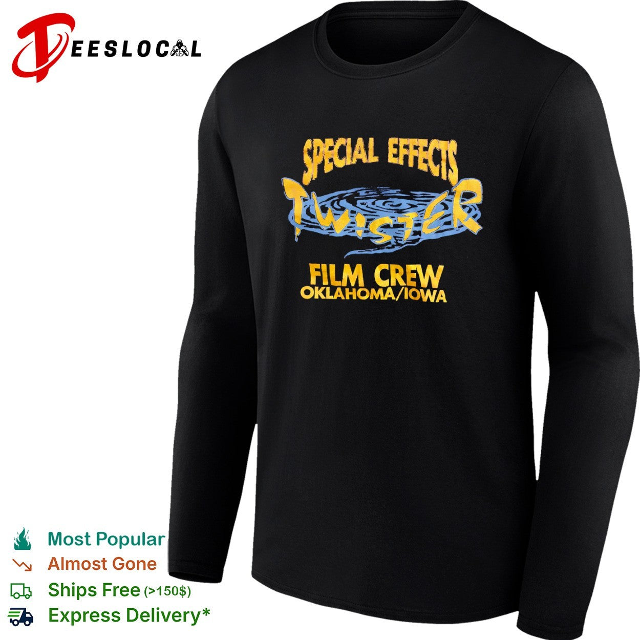 Special Effects Twister Film Crew Oklahoma Iowa Raindog shirt