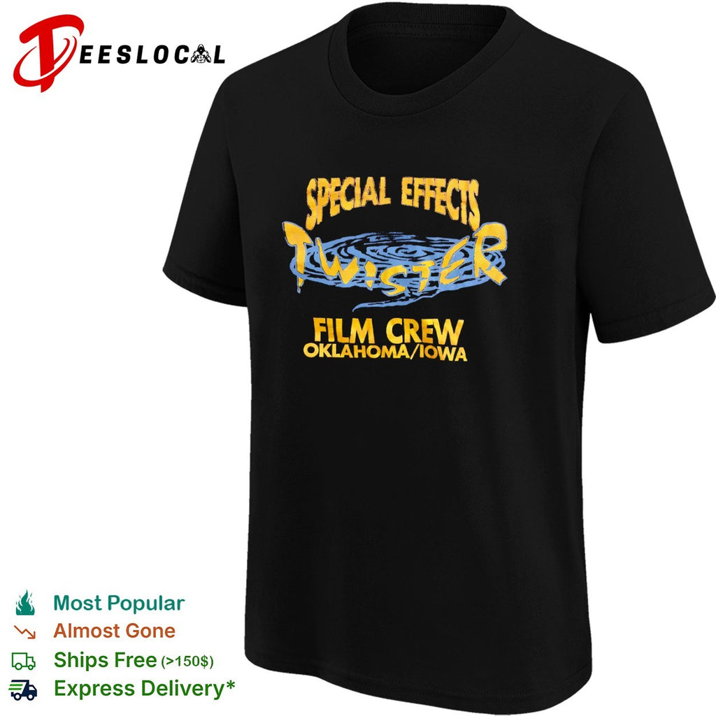 Special Effects Twister Film Crew Oklahoma Iowa Raindog shirt