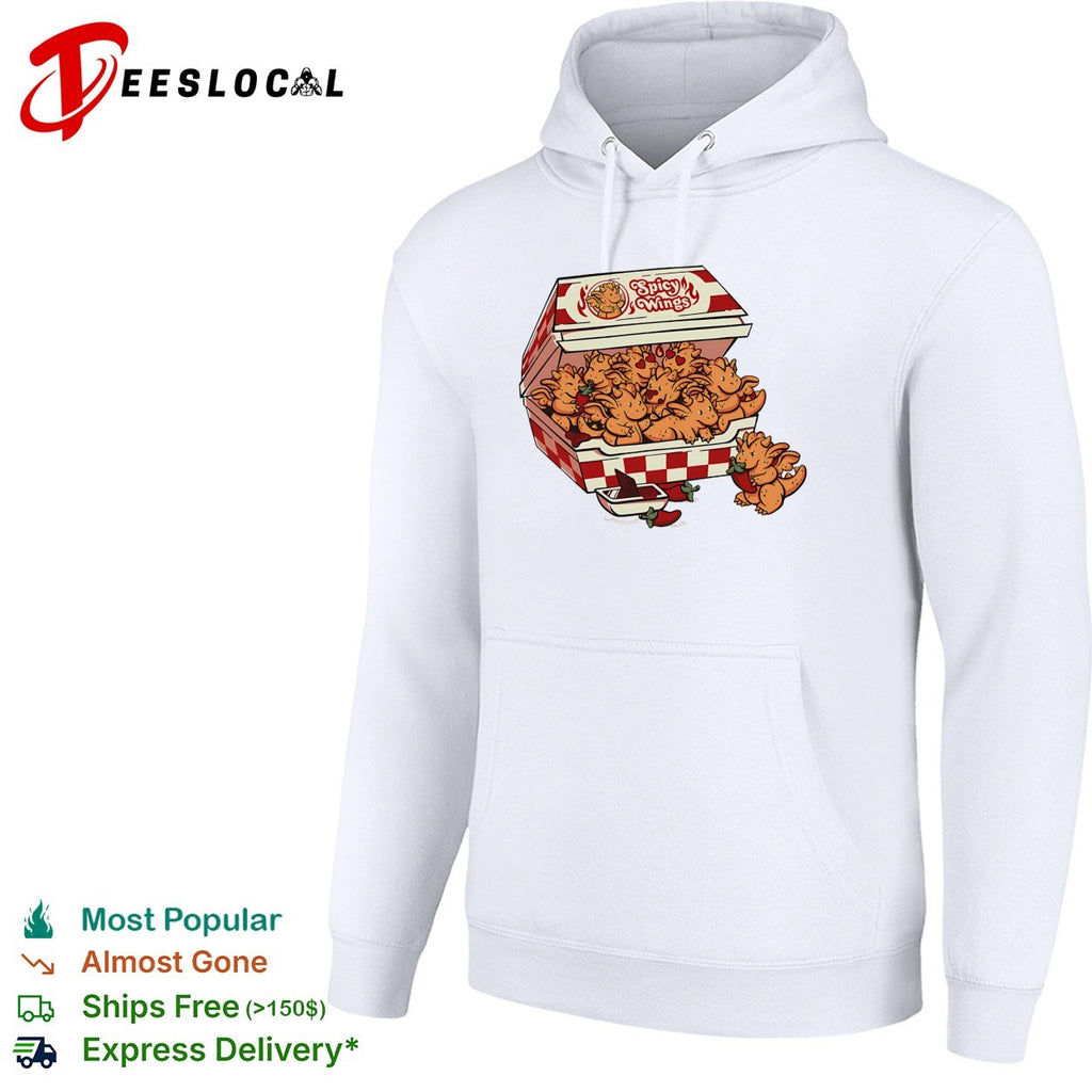 Spicy Wings a box of cute dragons shirt
