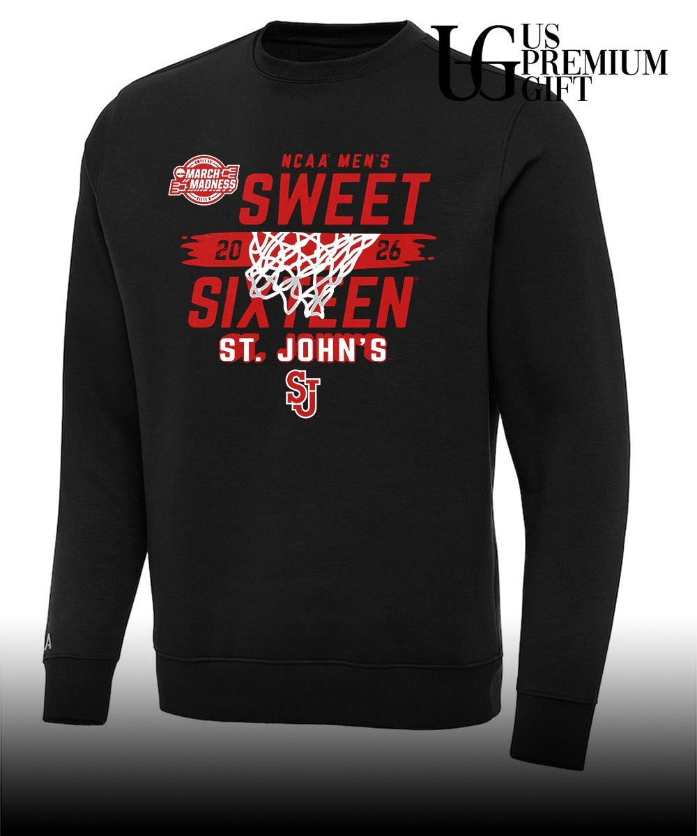 St John’s Red Storm NCAA Men’s Basketball 2026 Sweet 16 logo shirt