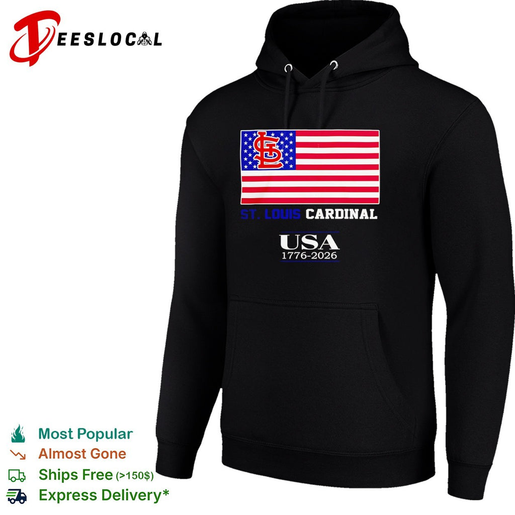 St Louis Cardinal USA 1776 2026 American Flag Sports shirt
