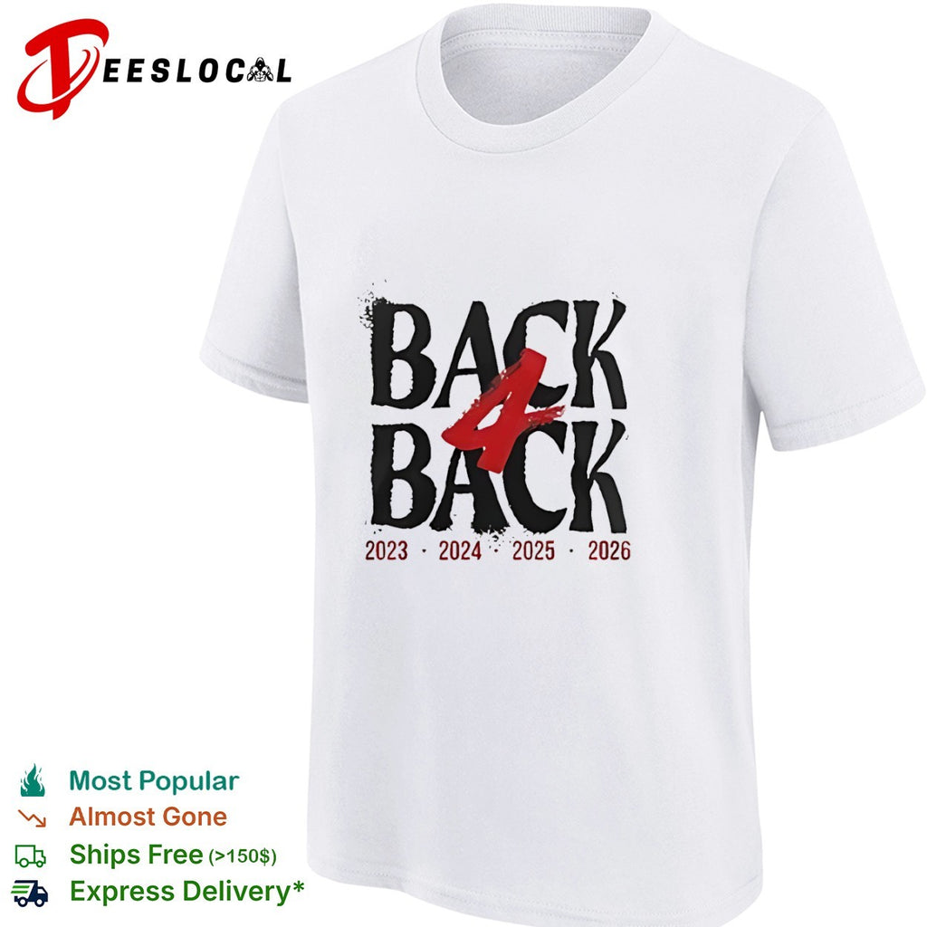 Stade Toulousain Back 4 Back 2023 2024 2025 2026 Rugby Championship Logo shirt