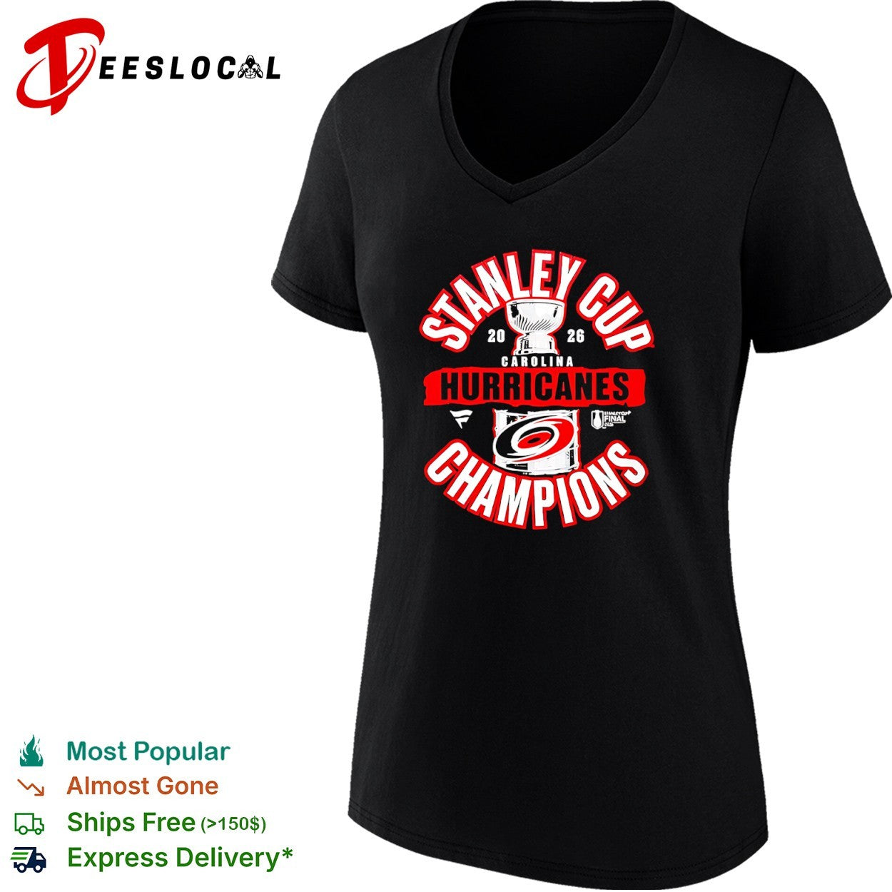 Stanley Cup 2026 Carolina Hurricanes Champions NHL Ice Hockey Final shirt