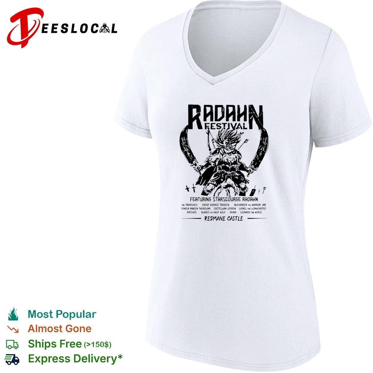 Starsourge Radahn Festival Elden Ring Redmane Castle The Tarnished Blaidd Shirt