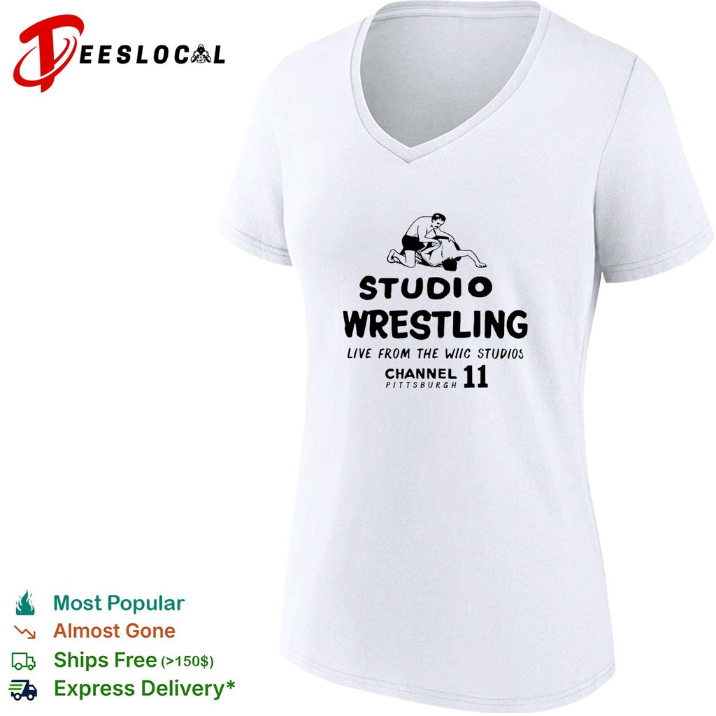 Studio Wrestling Live from the WIIC Studios Channel 11 Pittsburgh shirt