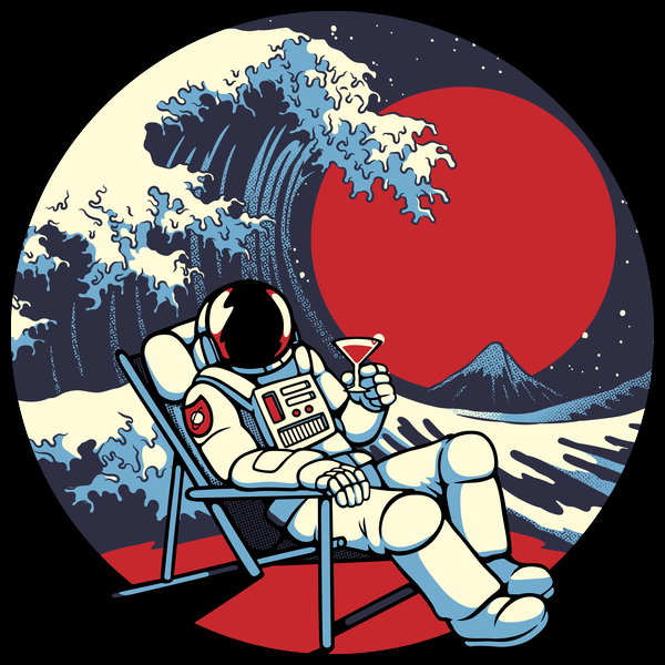 Summertime Kanagawa Astronaut