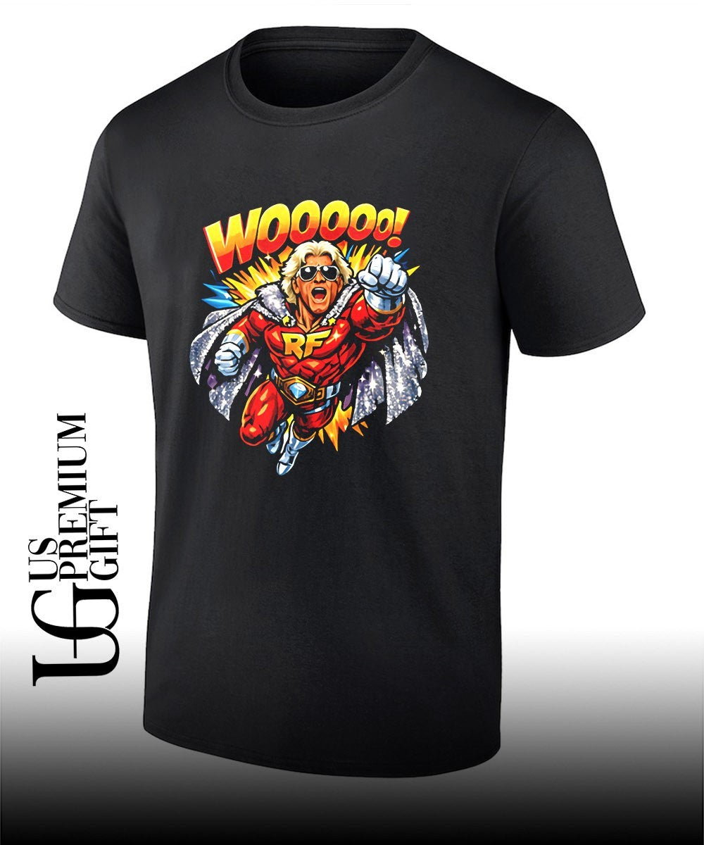 Super Flair Wooo cartoon shirt