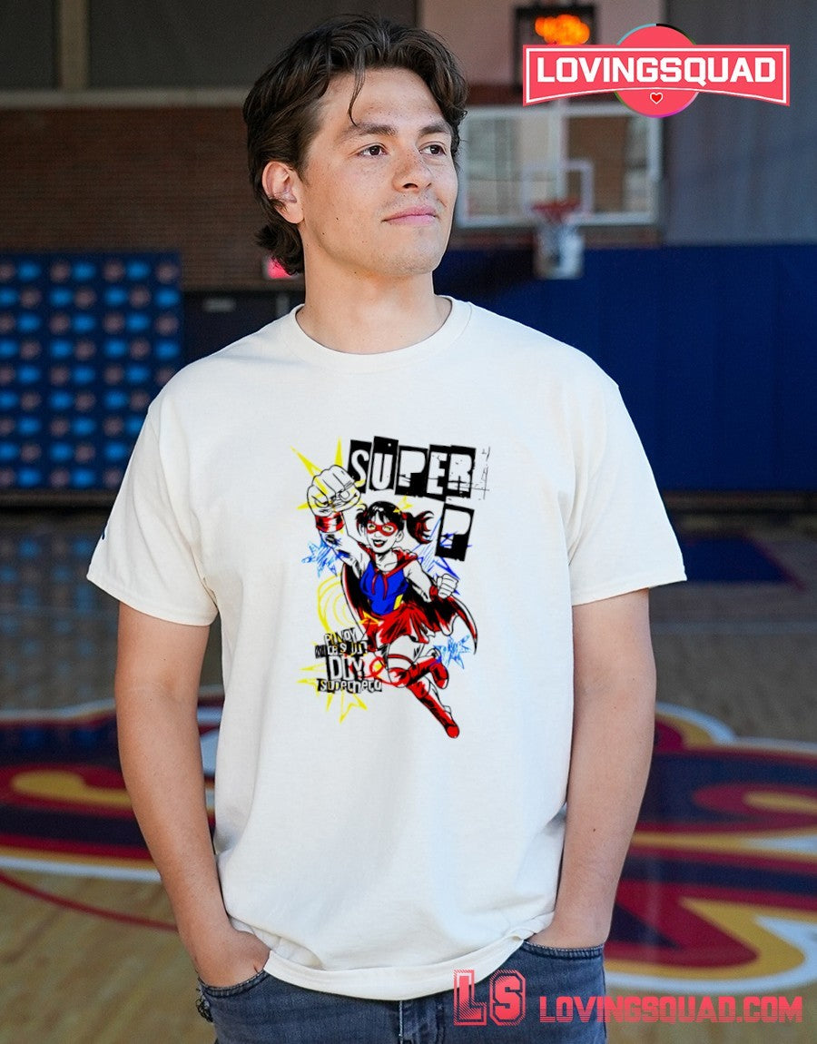 Super P x The Nutcase DIY Superhero shirt