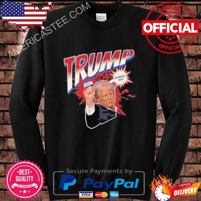 Superhero Never Surrender You Missed Bitch Trump Shirt