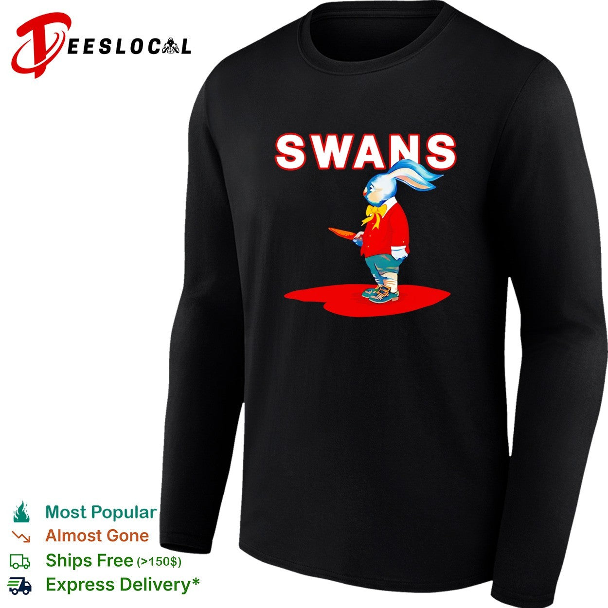 Swans Rabbit with Carrot Michael Gira shirt