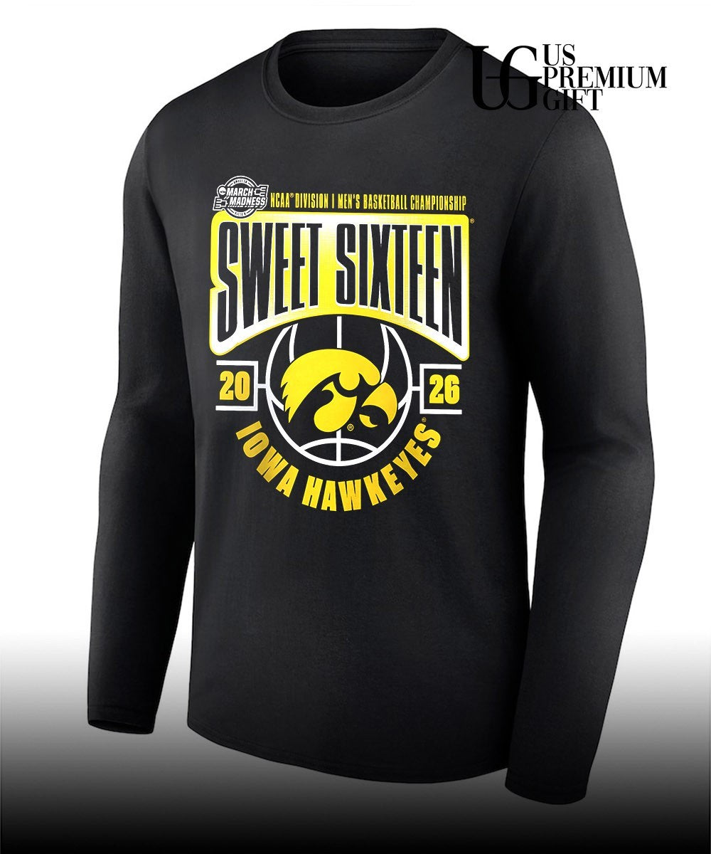 Sweet 16 Iowa Hawkeyes 2026 NCAA Men’s Basketball Tournament March Madness shirt