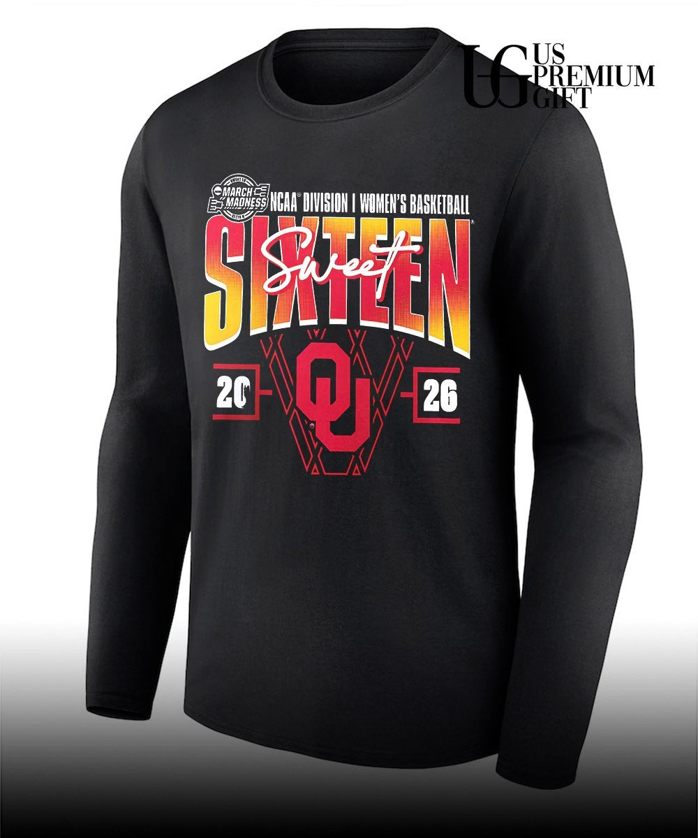 Sweet Sixteen Oklahoma Sooners 2026 NCAA Women’s Basketball Tournament March Madness shirt