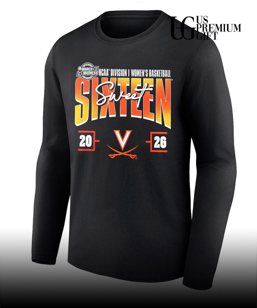 Sweet Sixteen Virginia Cavaliers 2026 NCAA Women’s Basketball Tournament March Madness shirt