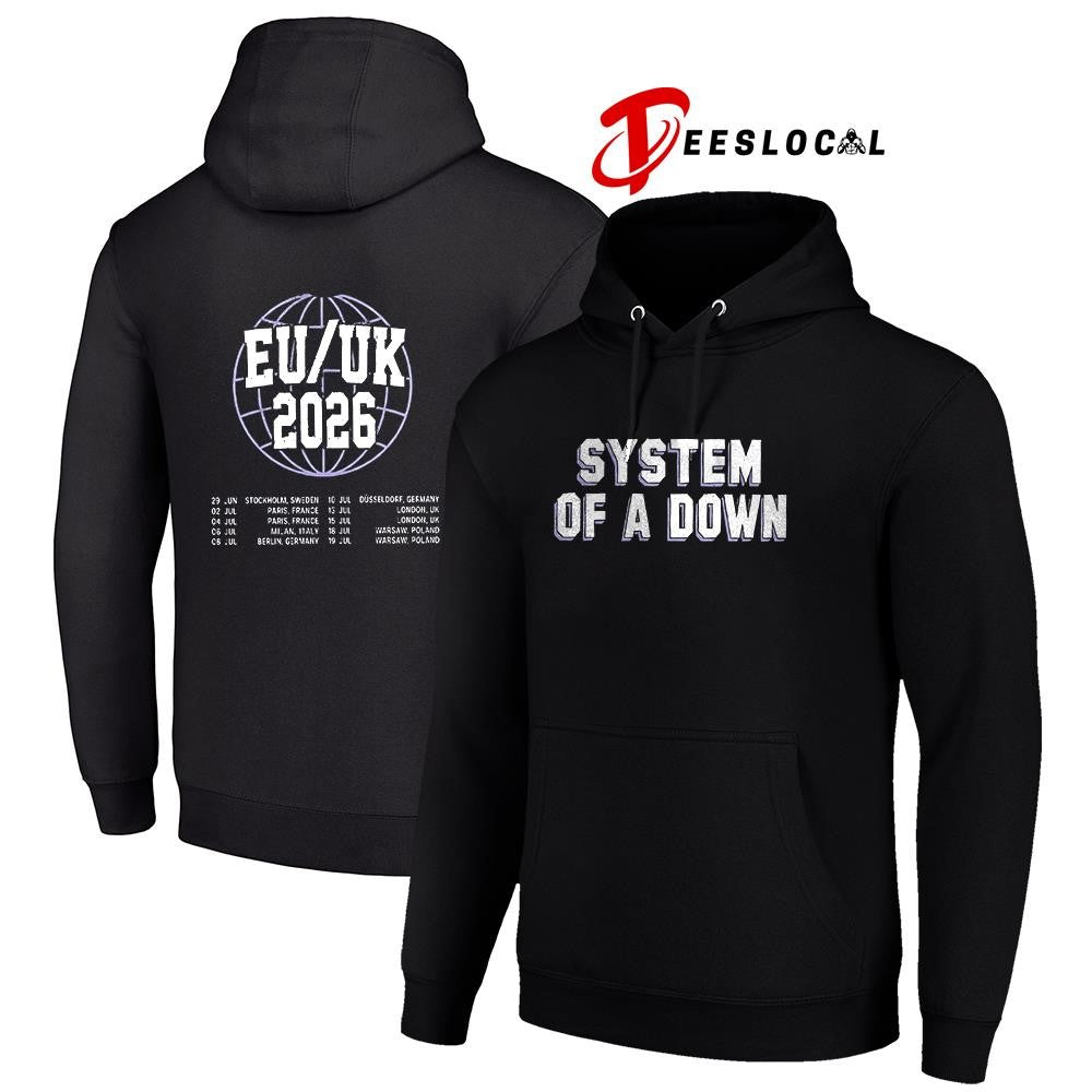 System Of A Down EU and UK tour Toxicity dates schedule shirt