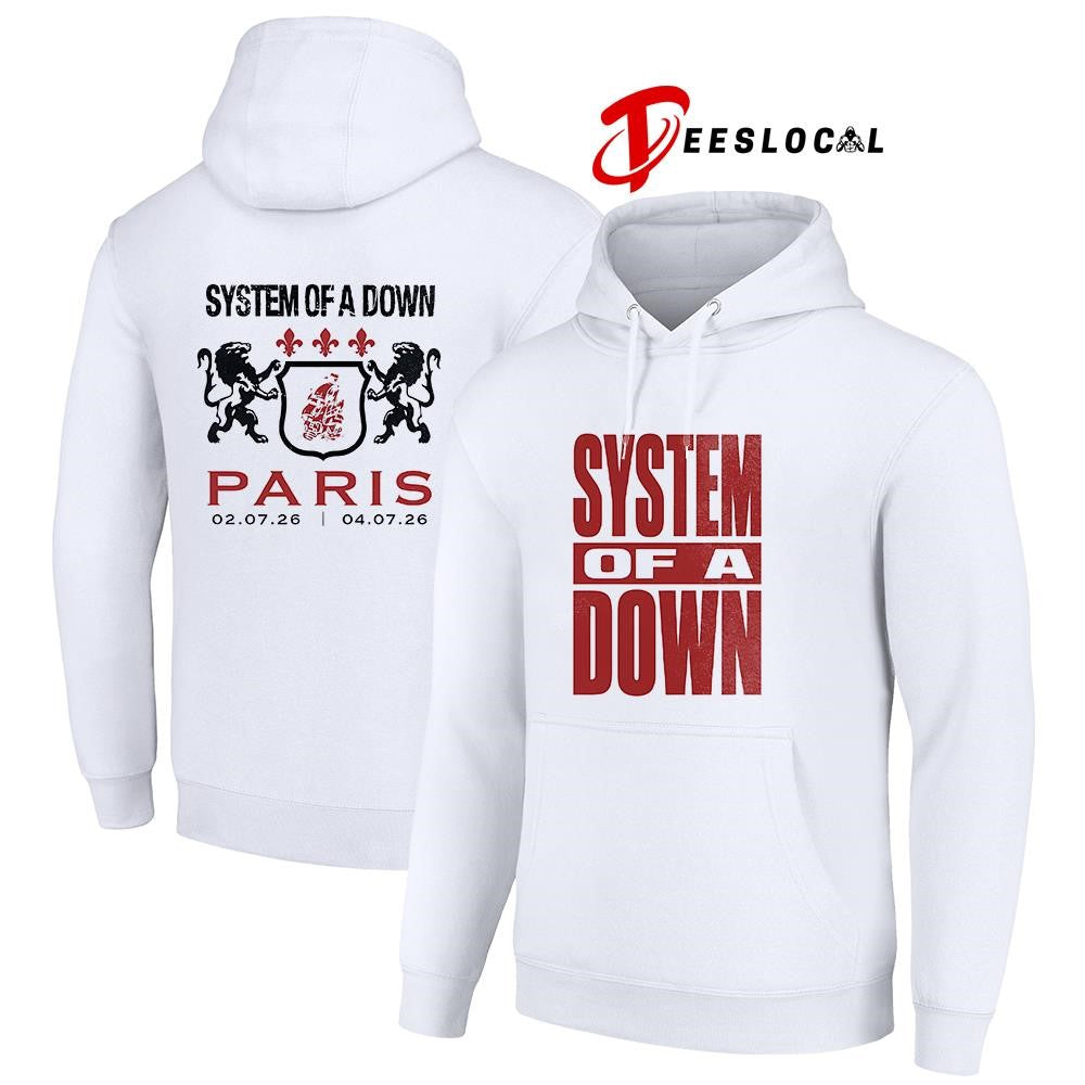 System Of A Down Paris France Stade de France graphic shirt