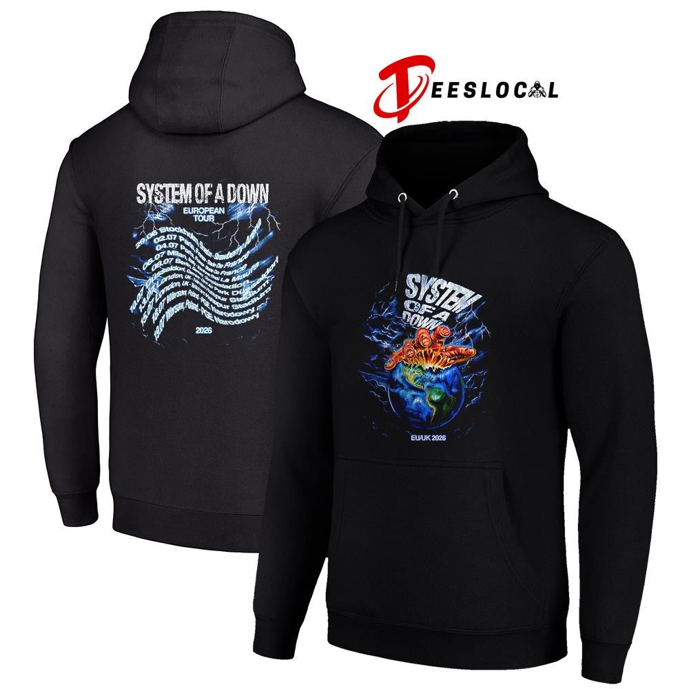 System of a down EU UK Europe tour dates schedule shirt