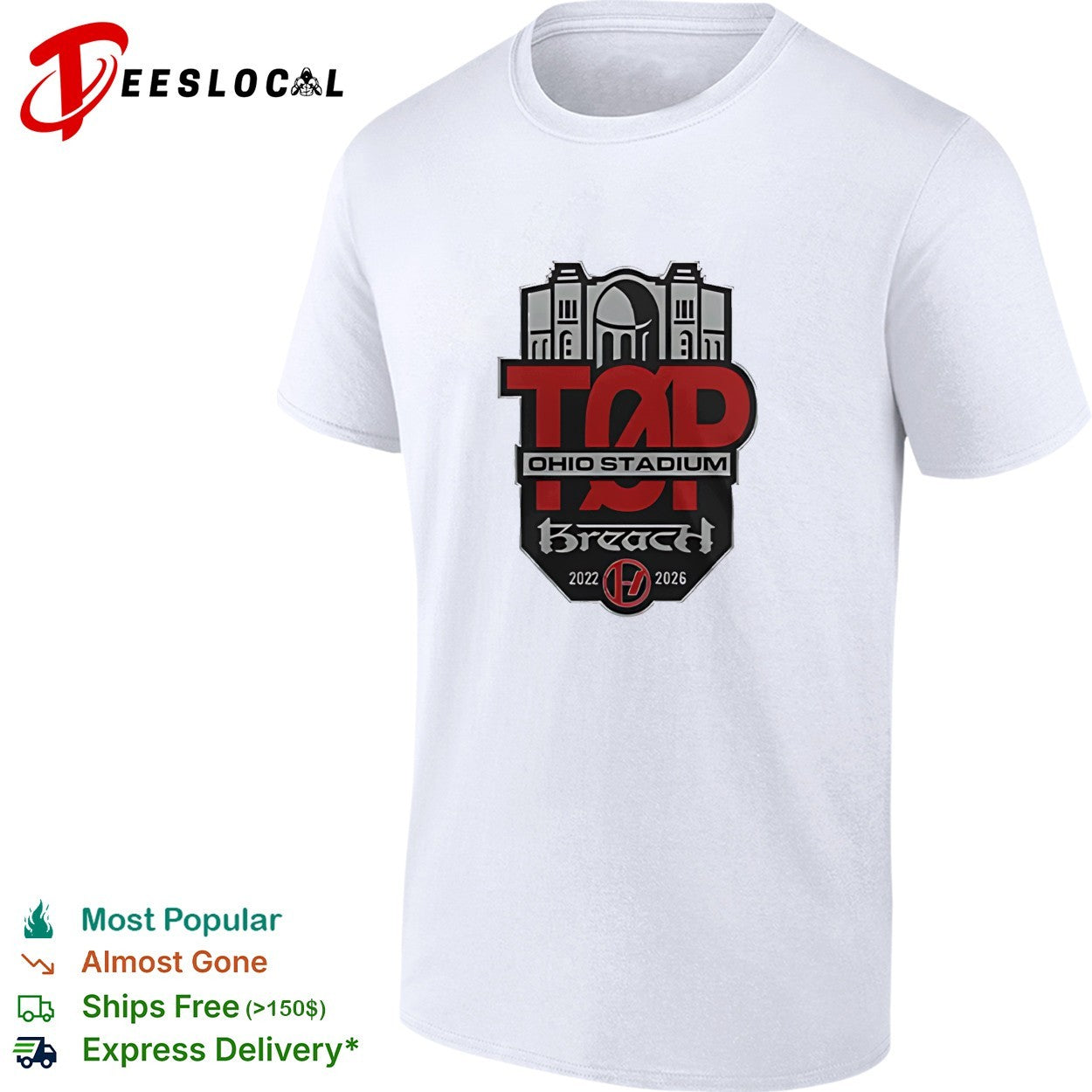 TAD Ohio Stadium Breach 2022 2026 shirt