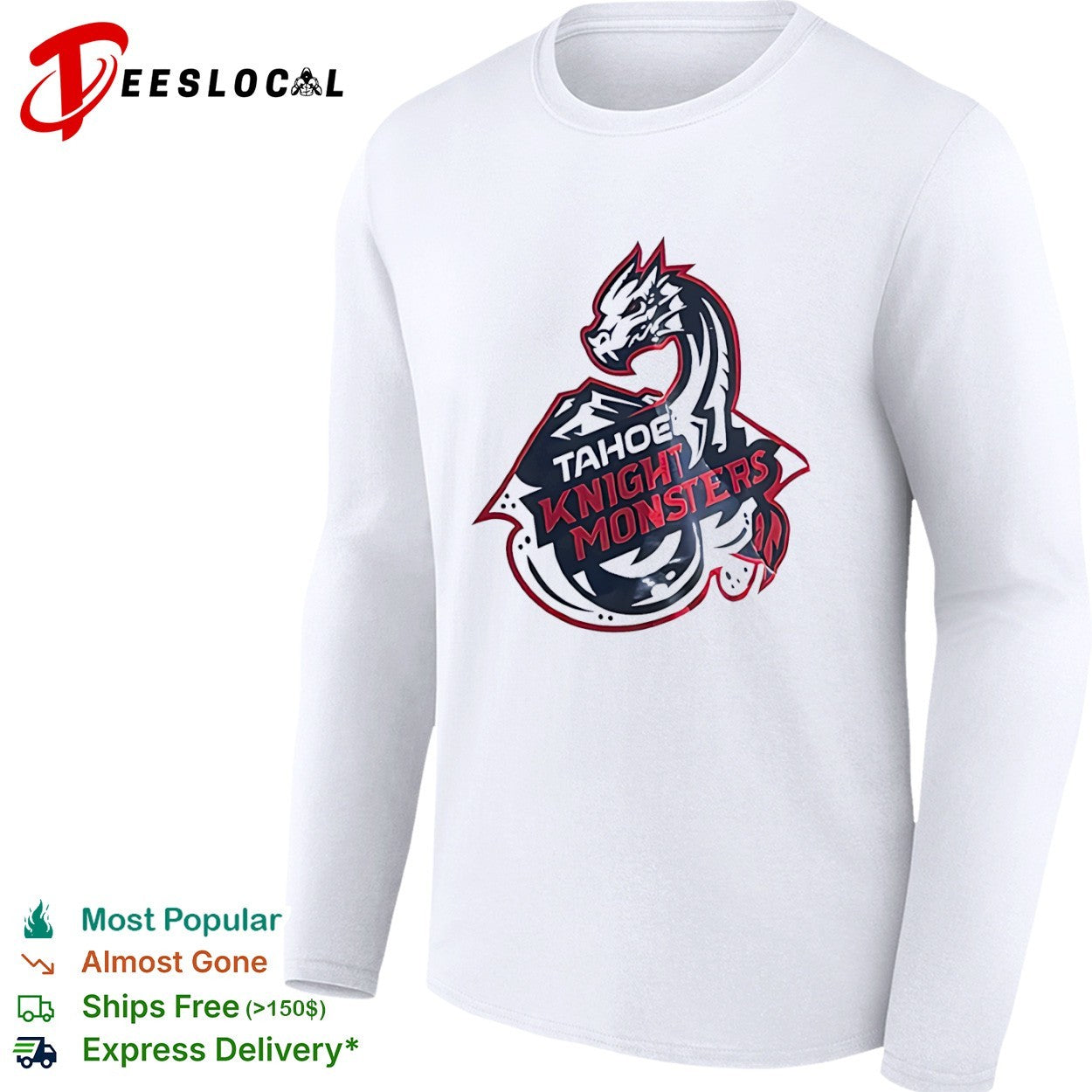 Tahoe Knight Monsters dragon logo shirt