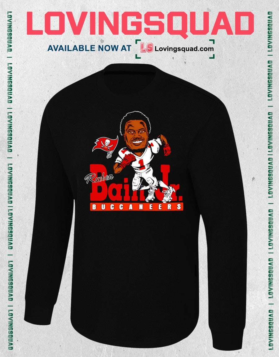 Tampa Bay Buccaneers Rueben Bain Jr. Caricature Player Graphic shirt