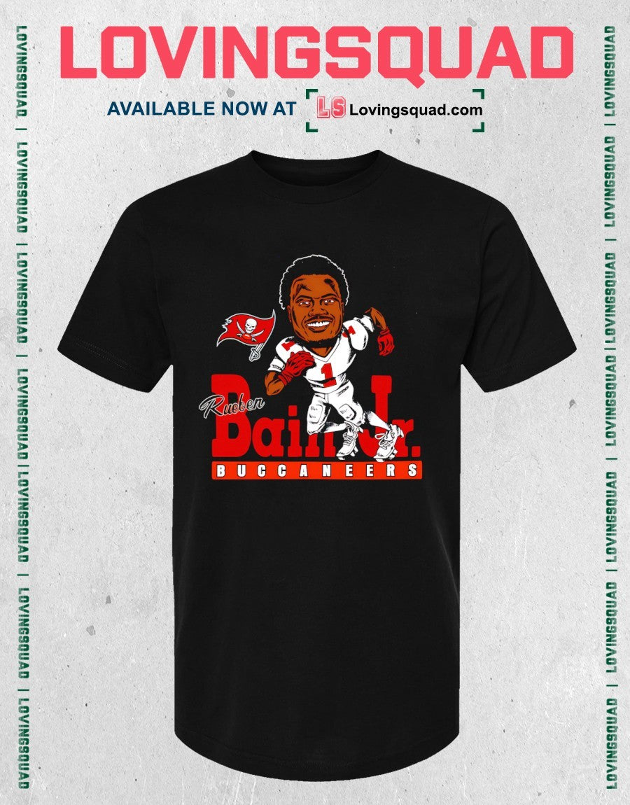 Tampa Bay Buccaneers Rueben Bain Jr. Caricature Player Graphic shirt