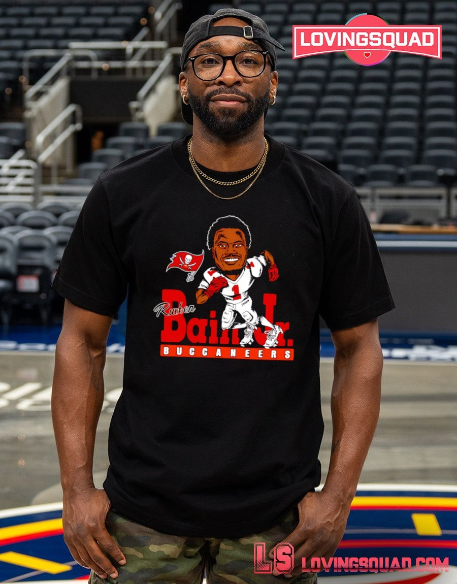 Tampa Bay Buccaneers Rueben Bain Jr. Caricature Player Graphic shirt