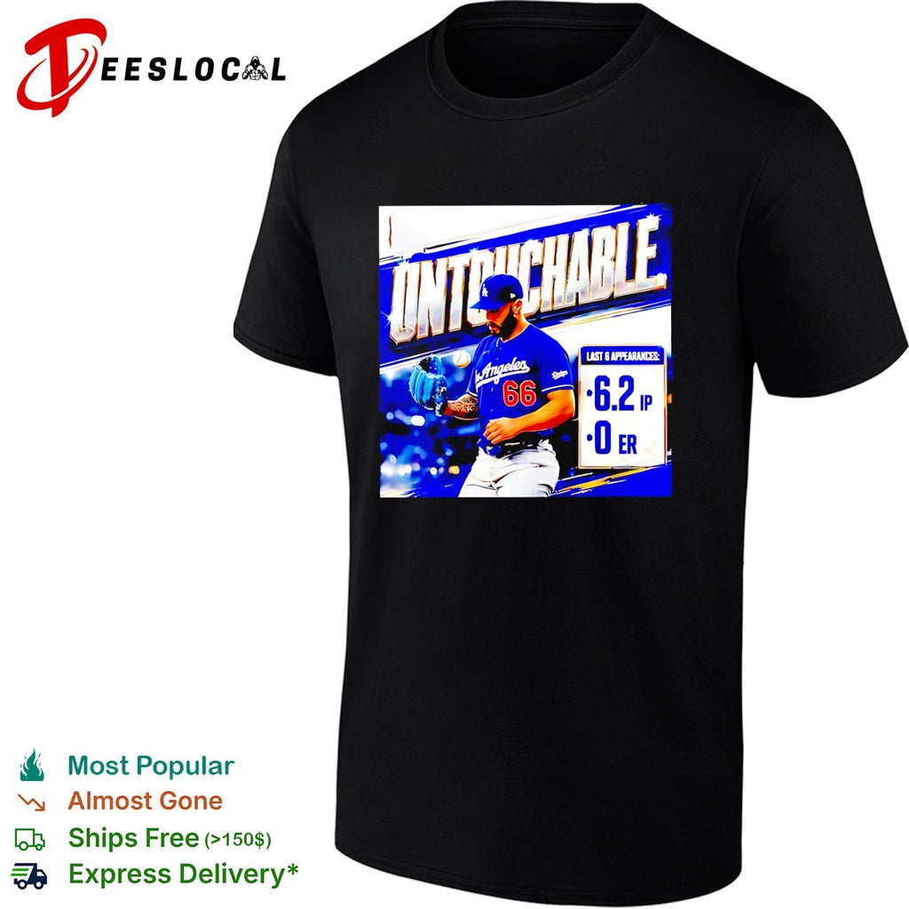 Tanner Scott the Los Angeles Dodgers untouchable reinstated 6.2IP 0ER shirt