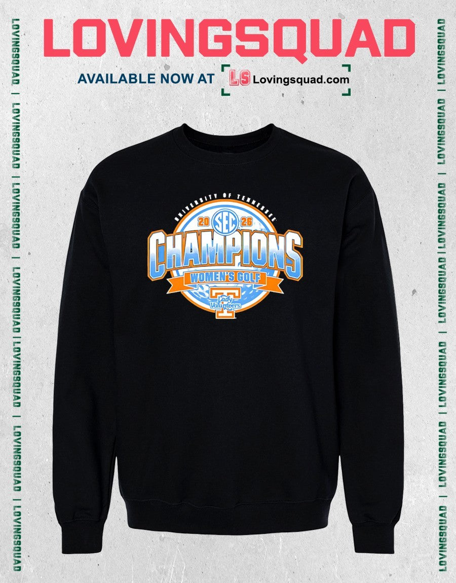 Tennessee Lady Volunteers 2026 Women’s Golf SEC Champions shirt